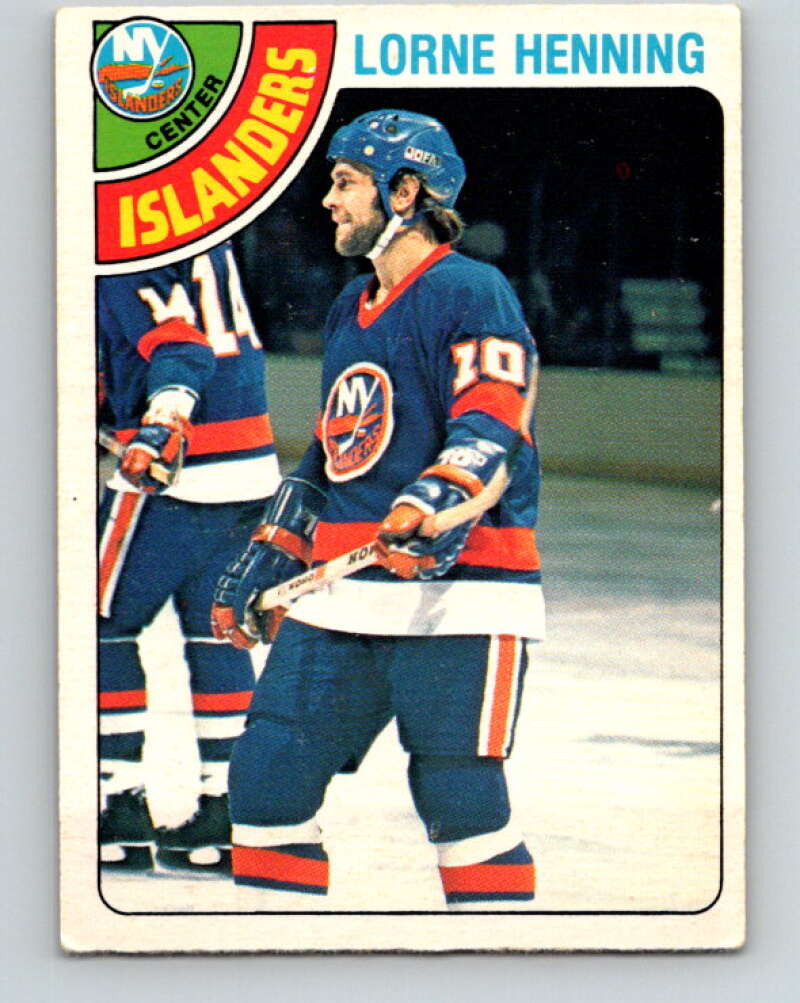 1978-79 O-Pee-Chee #313 Lorne Henning  New York Islanders  V25263