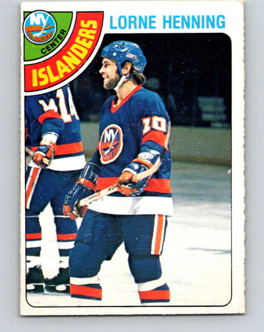 1978-79 O-Pee-Chee #313 Lorne Henning  New York Islanders  V25265