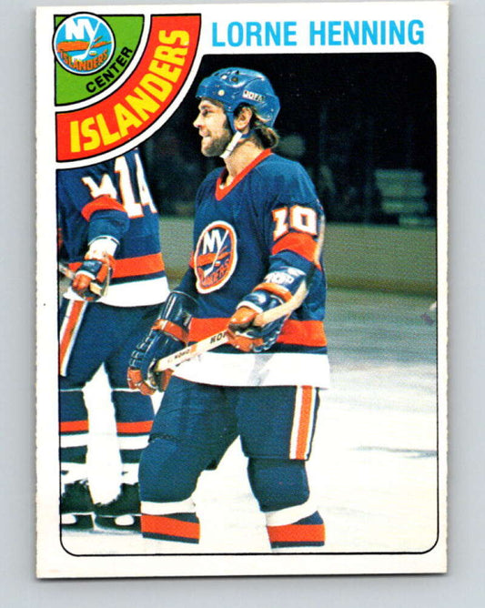 1978-79 O-Pee-Chee #313 Lorne Henning  New York Islanders  V25266