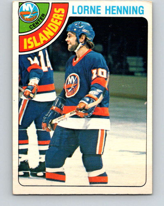 1978-79 O-Pee-Chee #313 Lorne Henning  New York Islanders  V25269