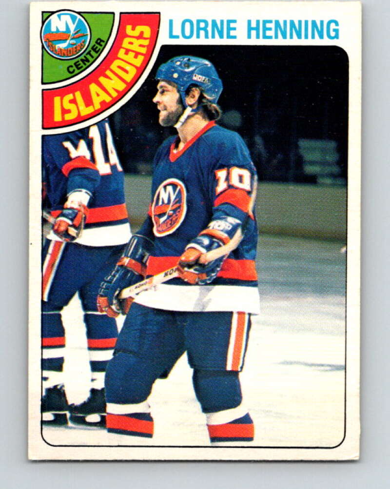 1978-79 O-Pee-Chee #313 Lorne Henning  New York Islanders  V25273