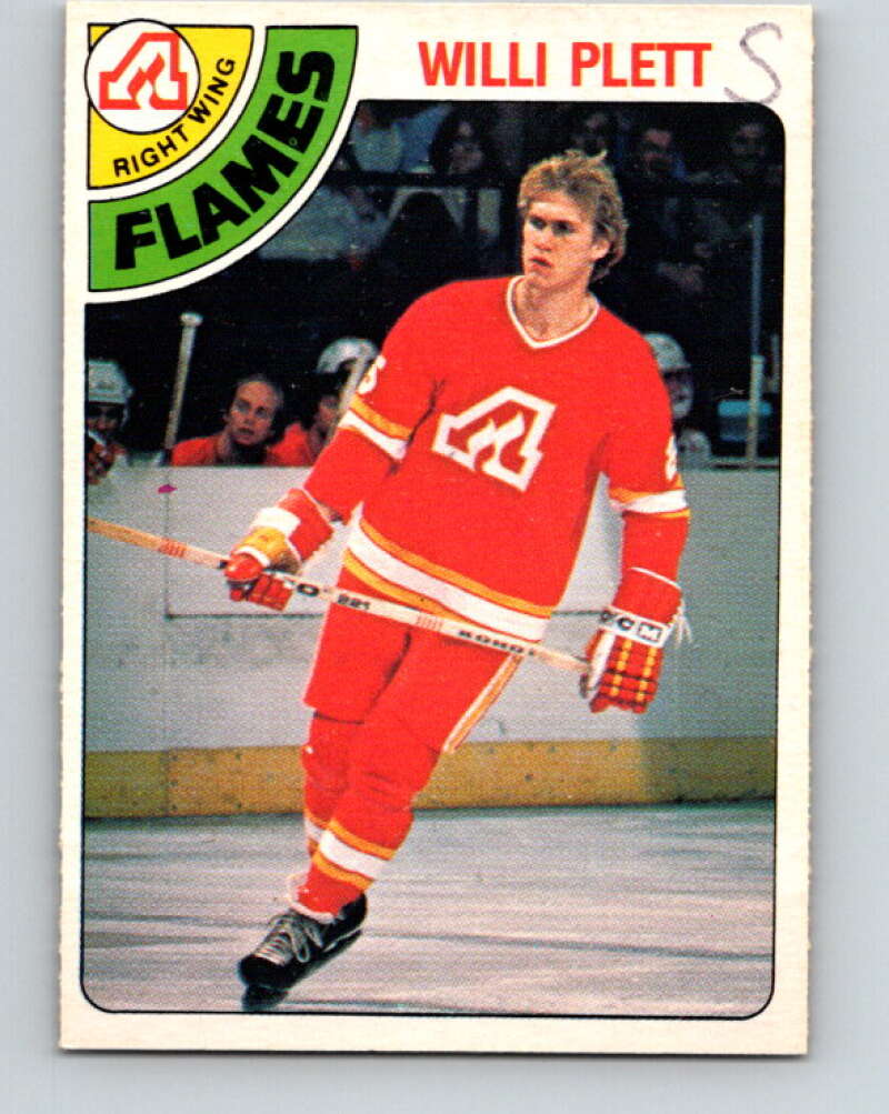 1978-79 O-Pee-Chee #317 Willi Plett  Atlanta Flames  V25314