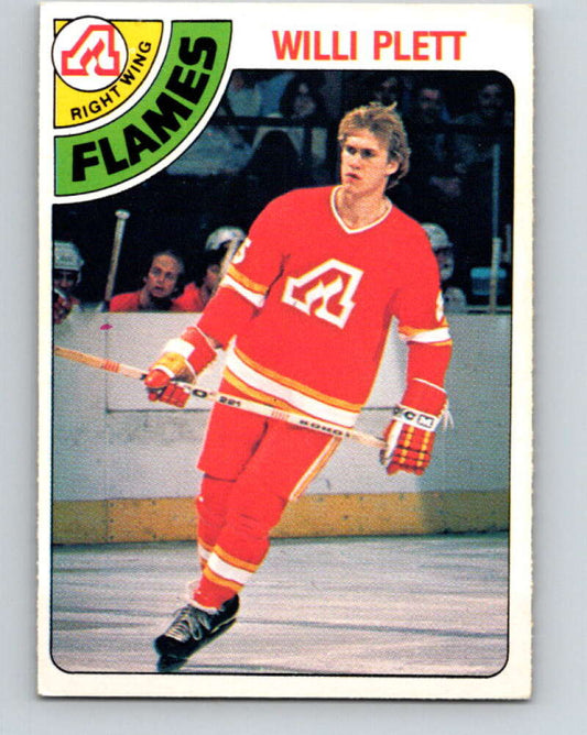 1978-79 O-Pee-Chee #317 Willi Plett  Atlanta Flames  V25315