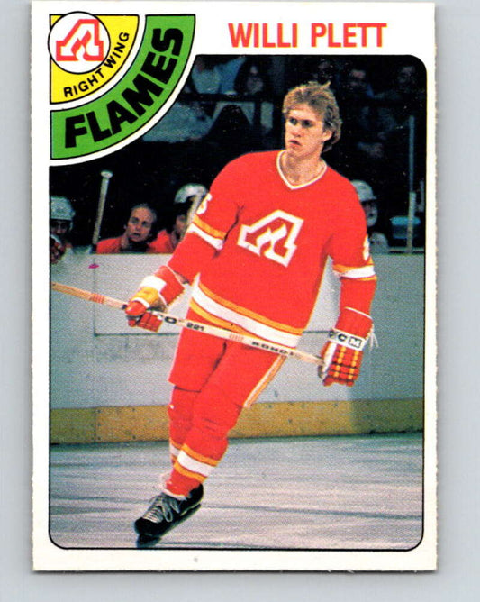 1978-79 O-Pee-Chee #317 Willi Plett  Atlanta Flames  V25316