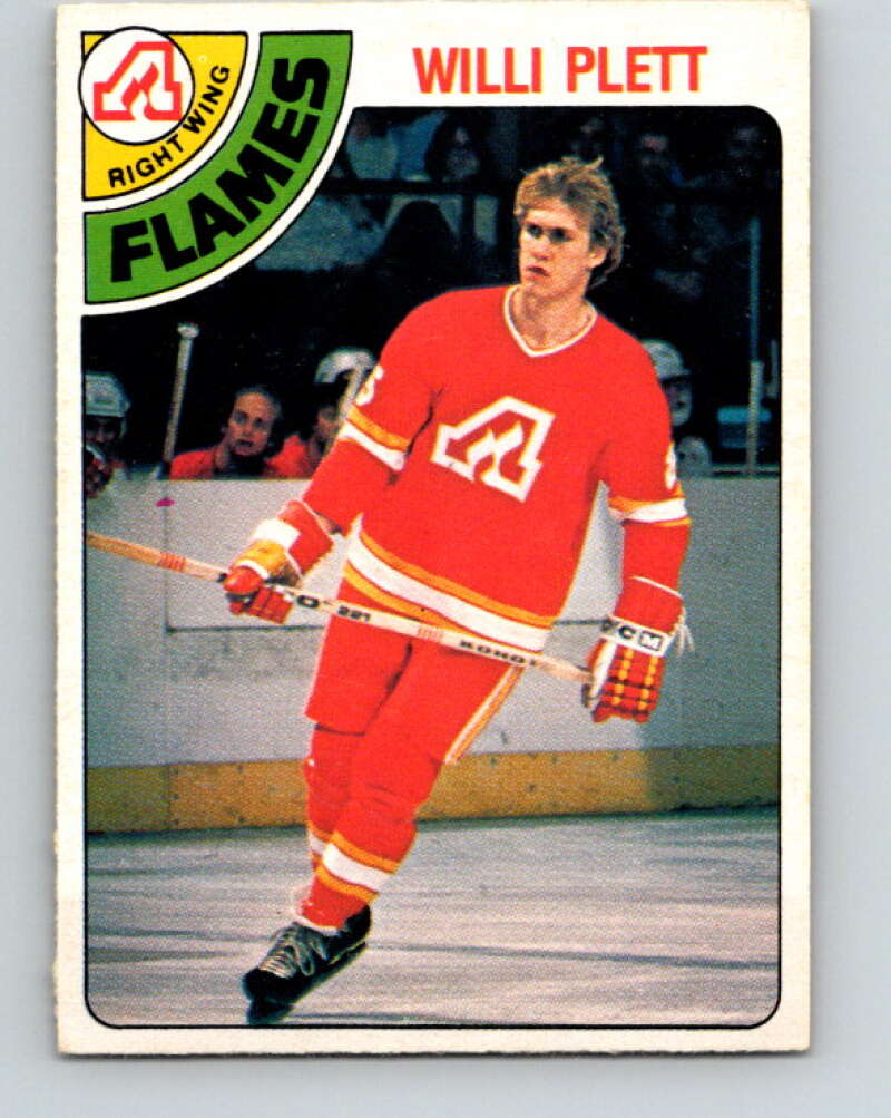 1978-79 O-Pee-Chee #317 Willi Plett  Atlanta Flames  V25317