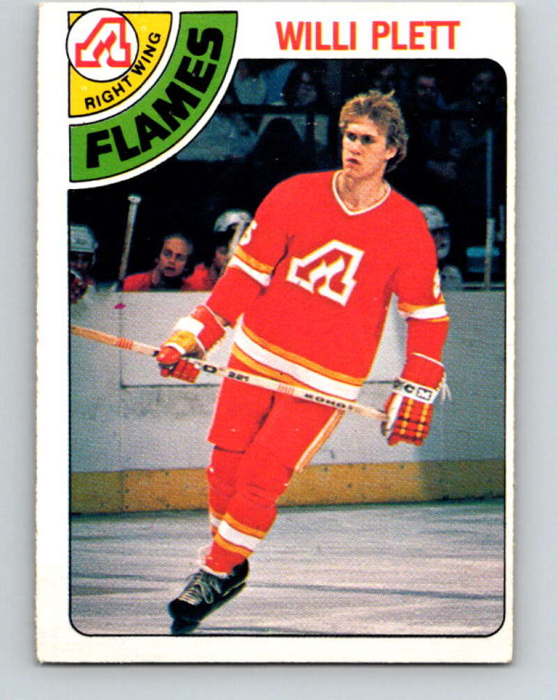 1978-79 O-Pee-Chee #317 Willi Plett  Atlanta Flames  V25318