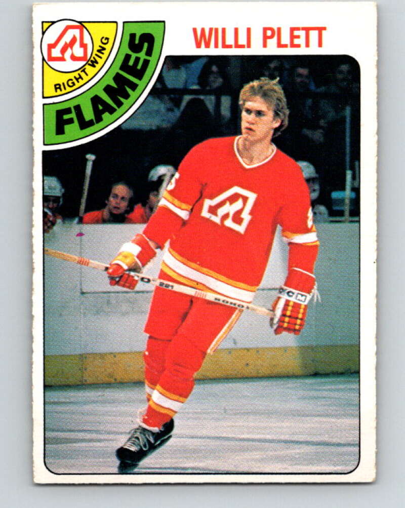 1978-79 O-Pee-Chee #317 Willi Plett  Atlanta Flames  V25319