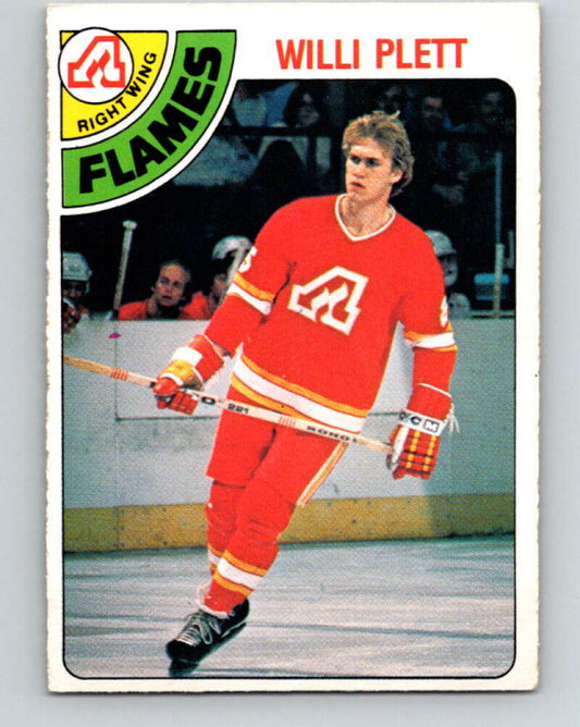 1978-79 O-Pee-Chee #317 Willi Plett  Atlanta Flames  V25319