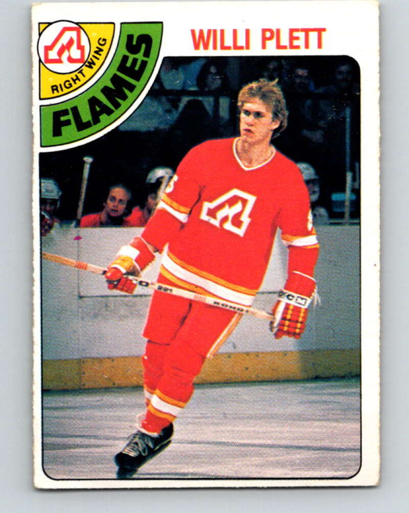 1978-79 O-Pee-Chee #317 Willi Plett  Atlanta Flames  V25320