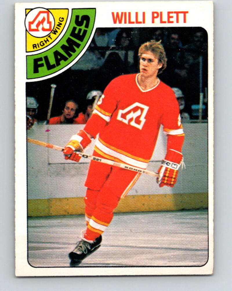 1978-79 O-Pee-Chee #317 Willi Plett  Atlanta Flames  V25321