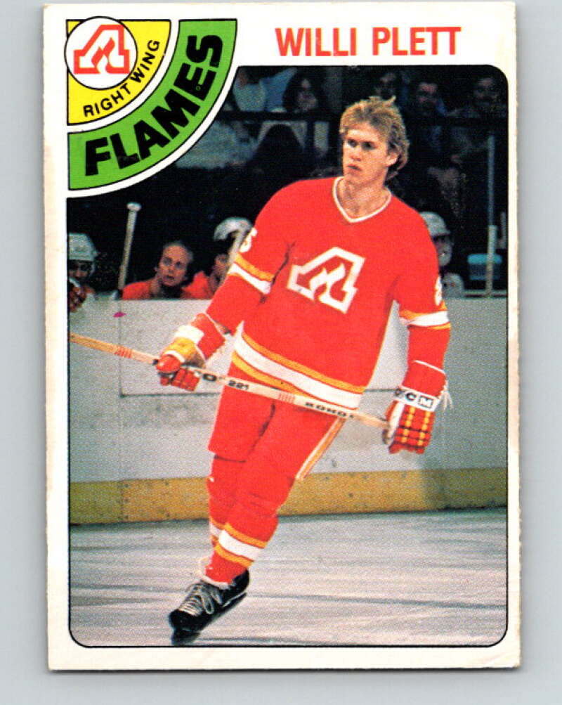1978-79 O-Pee-Chee #317 Willi Plett  Atlanta Flames  V25322