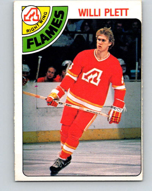1978-79 O-Pee-Chee #317 Willi Plett  Atlanta Flames  V25323