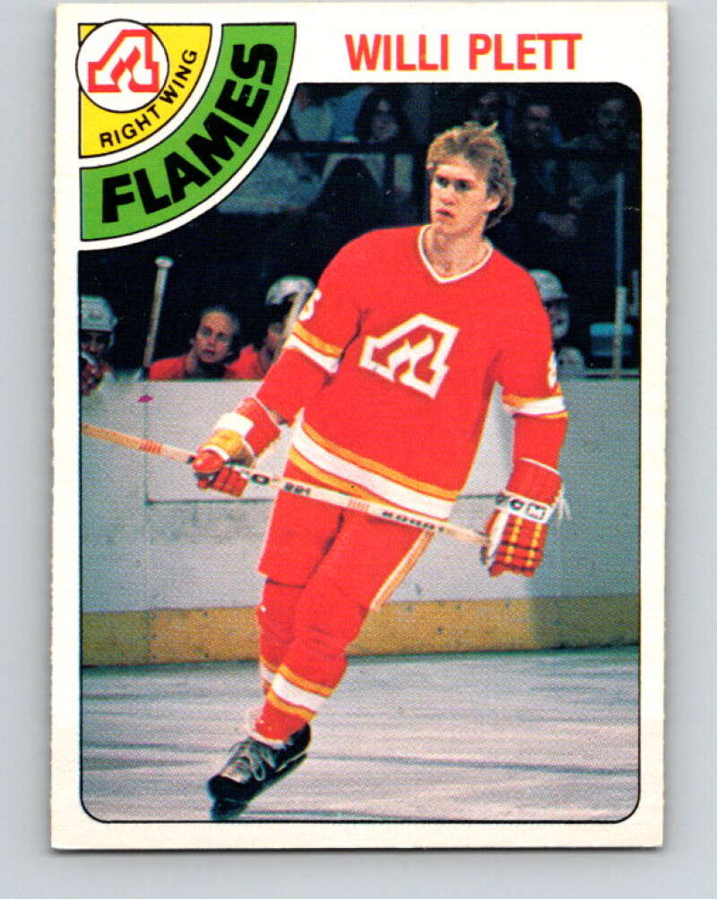 1978-79 O-Pee-Chee #317 Willi Plett  Atlanta Flames  V25325