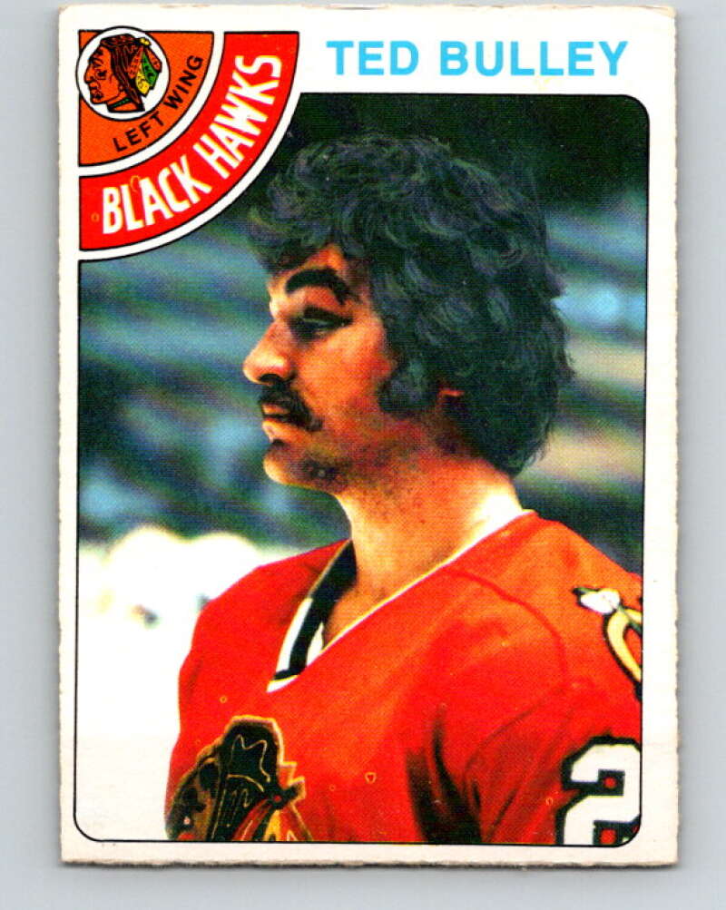 1978-79 O-Pee-Chee #217 Ted Bulley  RC Rookie Blackhawks  V25326