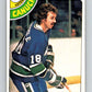 1978-79 O-Pee-Chee #318 John Grisdale  Vancouver Canucks  V25329
