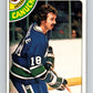 1978-79 O-Pee-Chee #318 John Grisdale  Vancouver Canucks  V25330