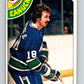1978-79 O-Pee-Chee #318 John Grisdale  Vancouver Canucks  V25334