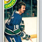 1978-79 O-Pee-Chee #318 John Grisdale  Vancouver Canucks  V25335