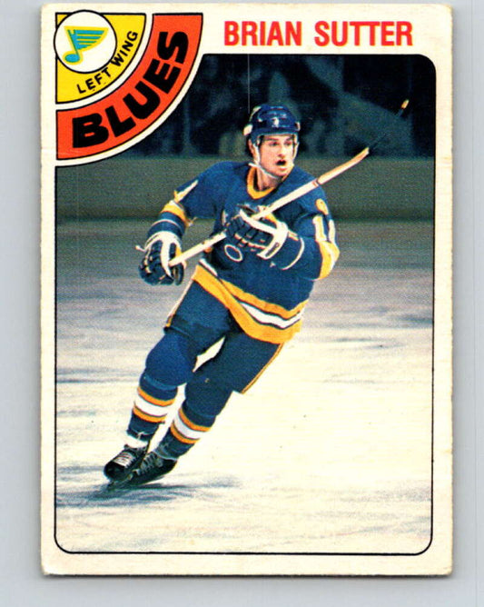 1978-79 O-Pee-Chee #319 Brian Sutter  RC Rookie St. Louis Blues  V25345