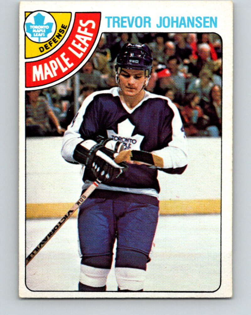 1978-79 O-Pee-Chee #320 Trevor Johansen RC Rookie Maple Leafs  V25348