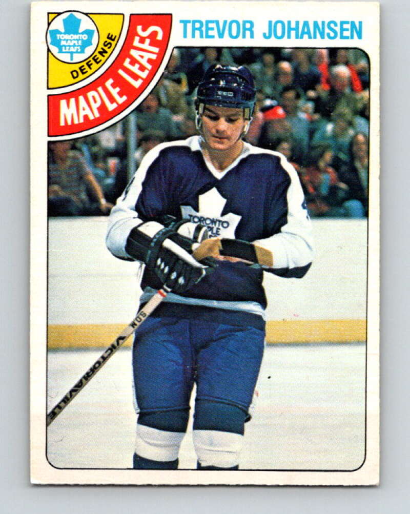1978-79 O-Pee-Chee #320 Trevor Johansen RC Rookie Maple Leafs  V25349
