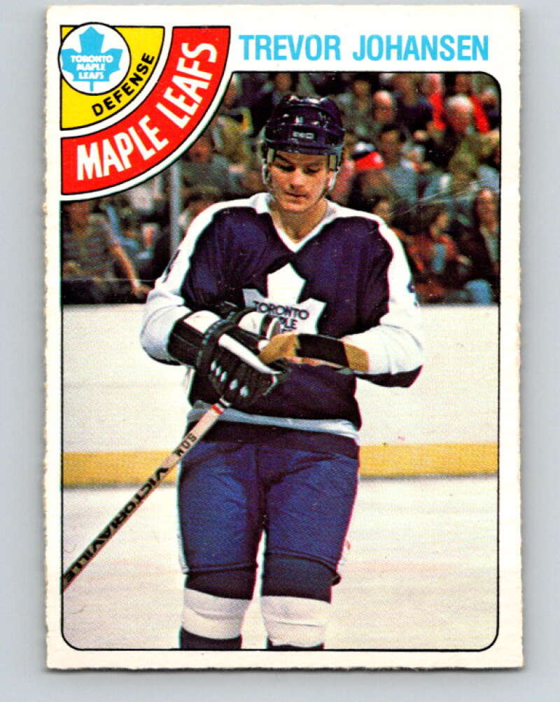 1978-79 O-Pee-Chee #320 Trevor Johansen RC Rookie Maple Leafs  V25350