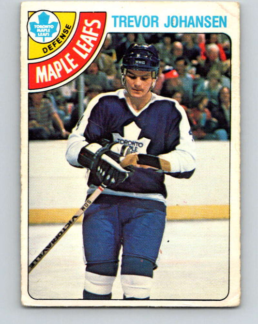 1978-79 O-Pee-Chee #320 Trevor Johansen RC Rookie Maple Leafs  V25353