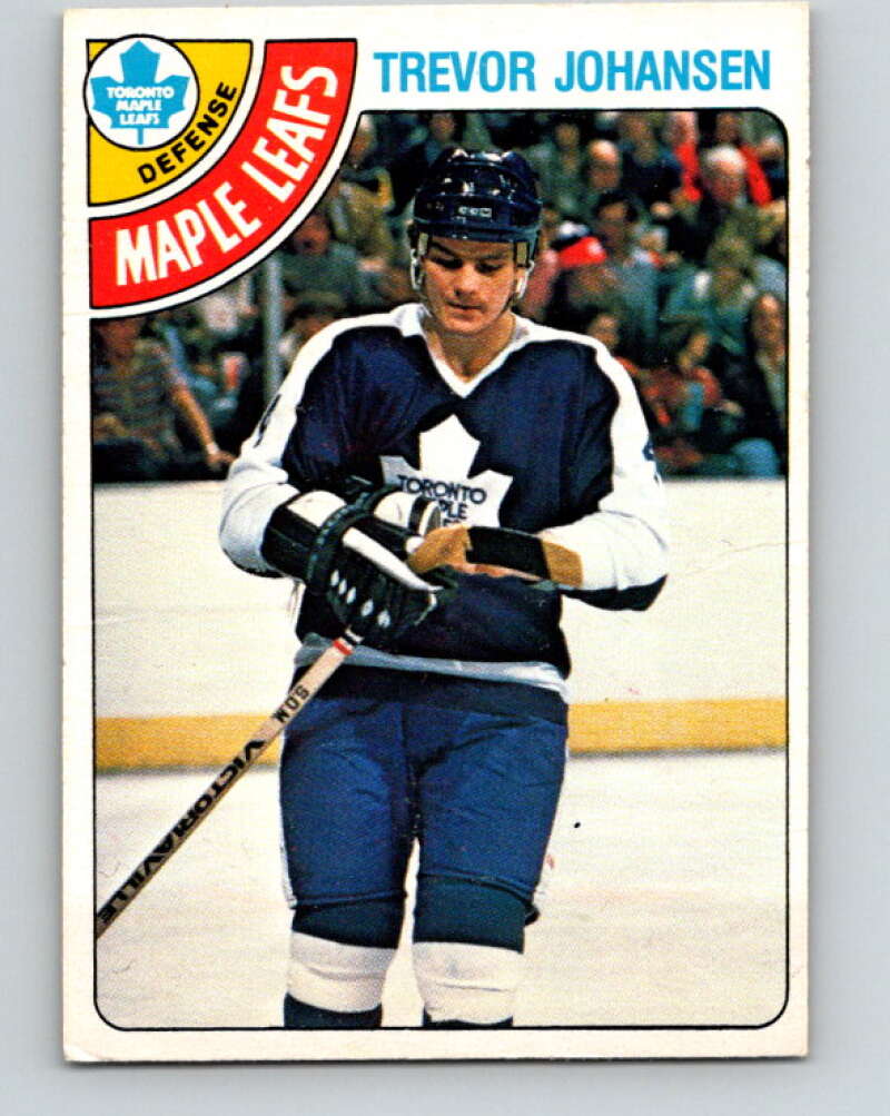 1978-79 O-Pee-Chee #320 Trevor Johansen RC Rookie Maple Leafs  V25355