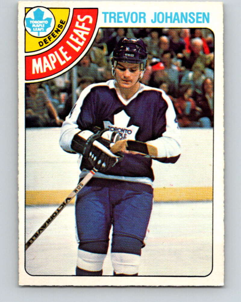 1978-79 O-Pee-Chee #320 Trevor Johansen RC Rookie Maple Leafs  V25356