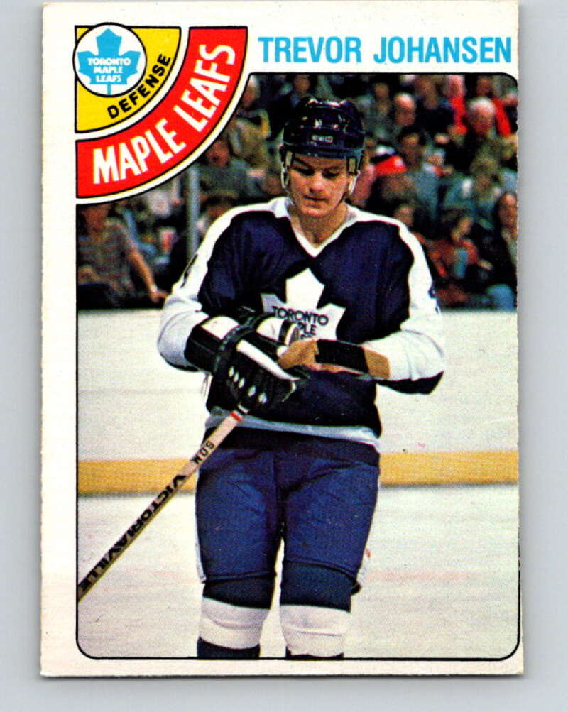 1978-79 O-Pee-Chee #320 Trevor Johansen RC Rookie Maple Leafs  V25357