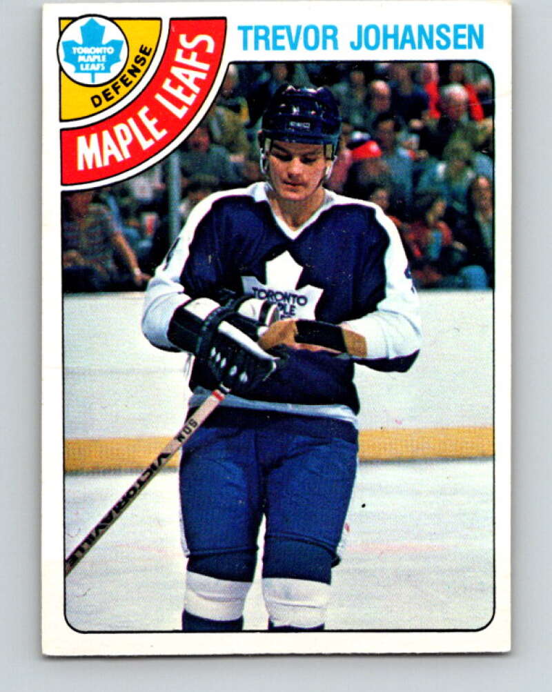 1978-79 O-Pee-Chee #320 Trevor Johansen RC Rookie Maple Leafs  V25358