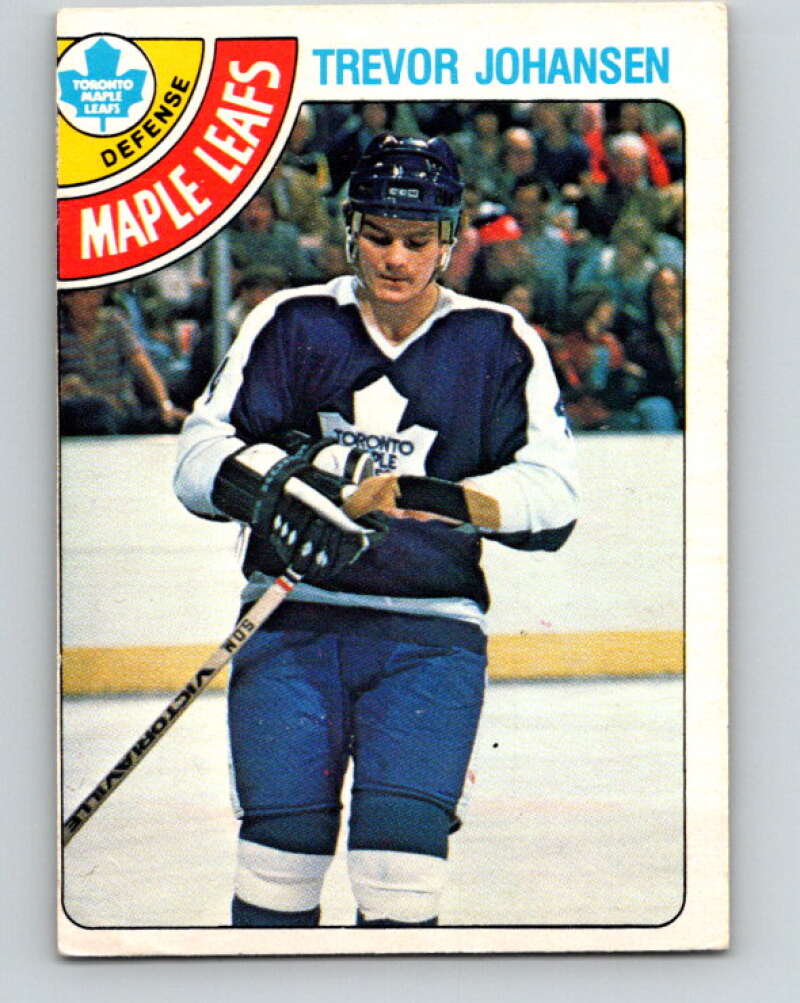 1978-79 O-Pee-Chee #320 Trevor Johansen RC Rookie Maple Leafs  V25359