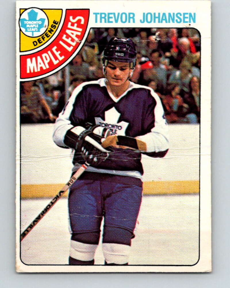 1978-79 O-Pee-Chee #320 Trevor Johansen RC Rookie Maple Leafs  V25360