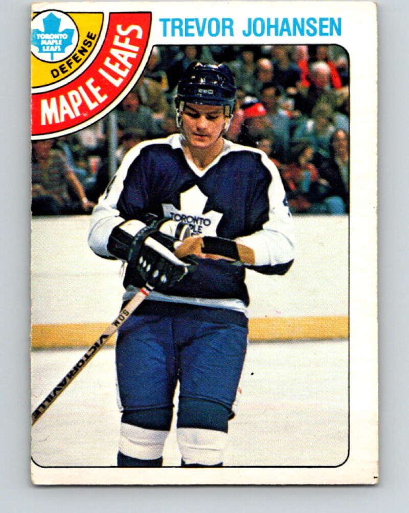 1978-79 O-Pee-Chee #320 Trevor Johansen RC Rookie Maple Leafs  V25361