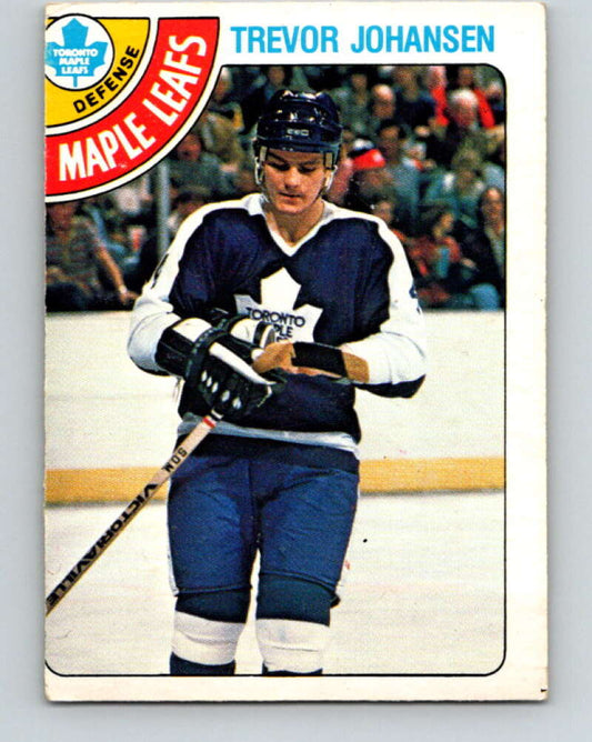 1978-79 O-Pee-Chee #320 Trevor Johansen RC Rookie Maple Leafs  V25361