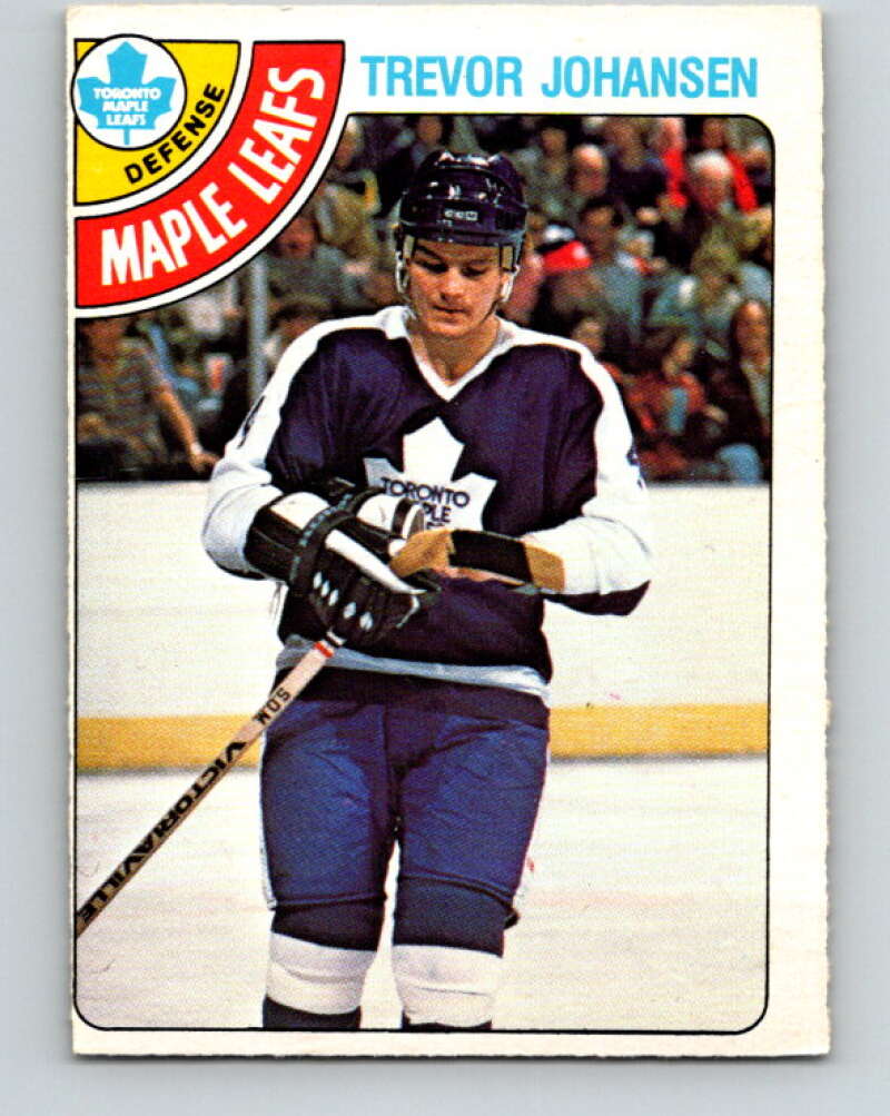 1978-79 O-Pee-Chee #320 Trevor Johansen RC Rookie Maple Leafs  V25362