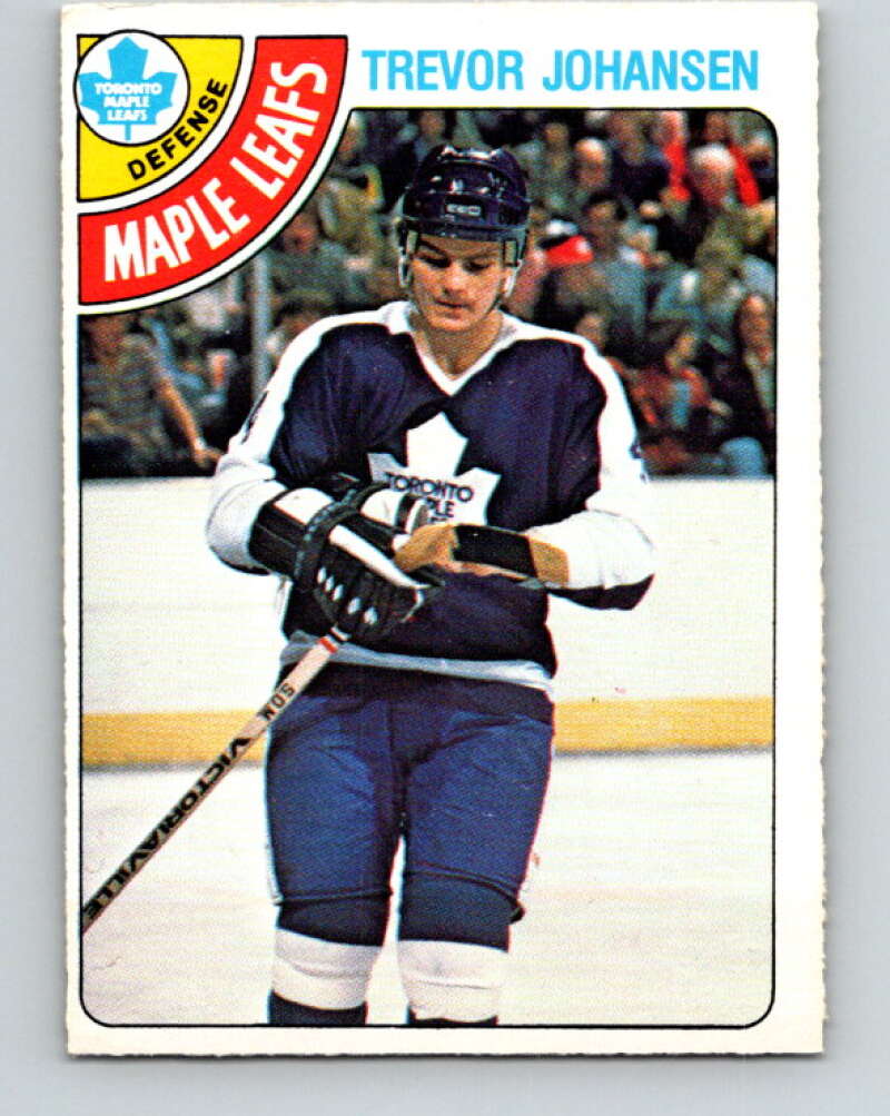 1978-79 O-Pee-Chee #320 Trevor Johansen RC Rookie Maple Leafs  V25365