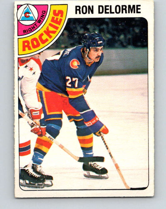 1978-79 O-Pee-Chee #323 Ron Delorme RC Rookie Rockies  V25398