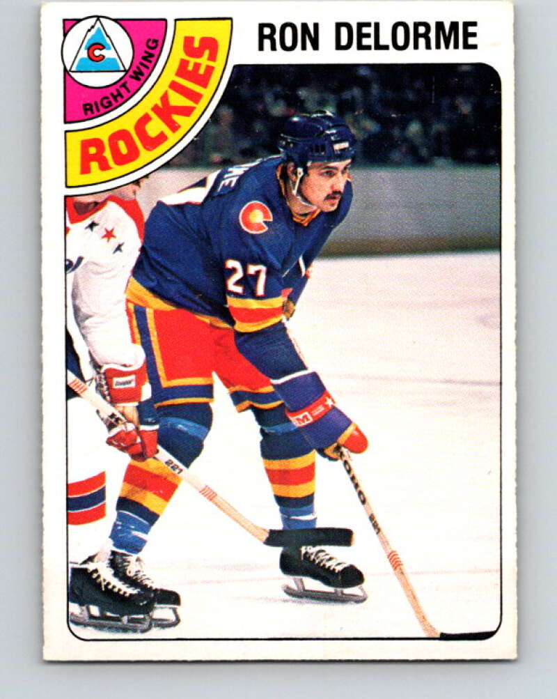 1978-79 O-Pee-Chee #323 Ron Delorme RC Rookie Rockies  V25400