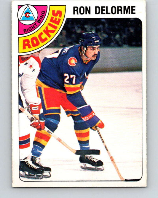 1978-79 O-Pee-Chee #323 Ron Delorme RC Rookie Rockies  V25400