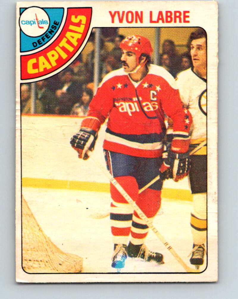 1978-79 O-Pee-Chee #324 Yvon Labre  Washington Capitals  V25410
