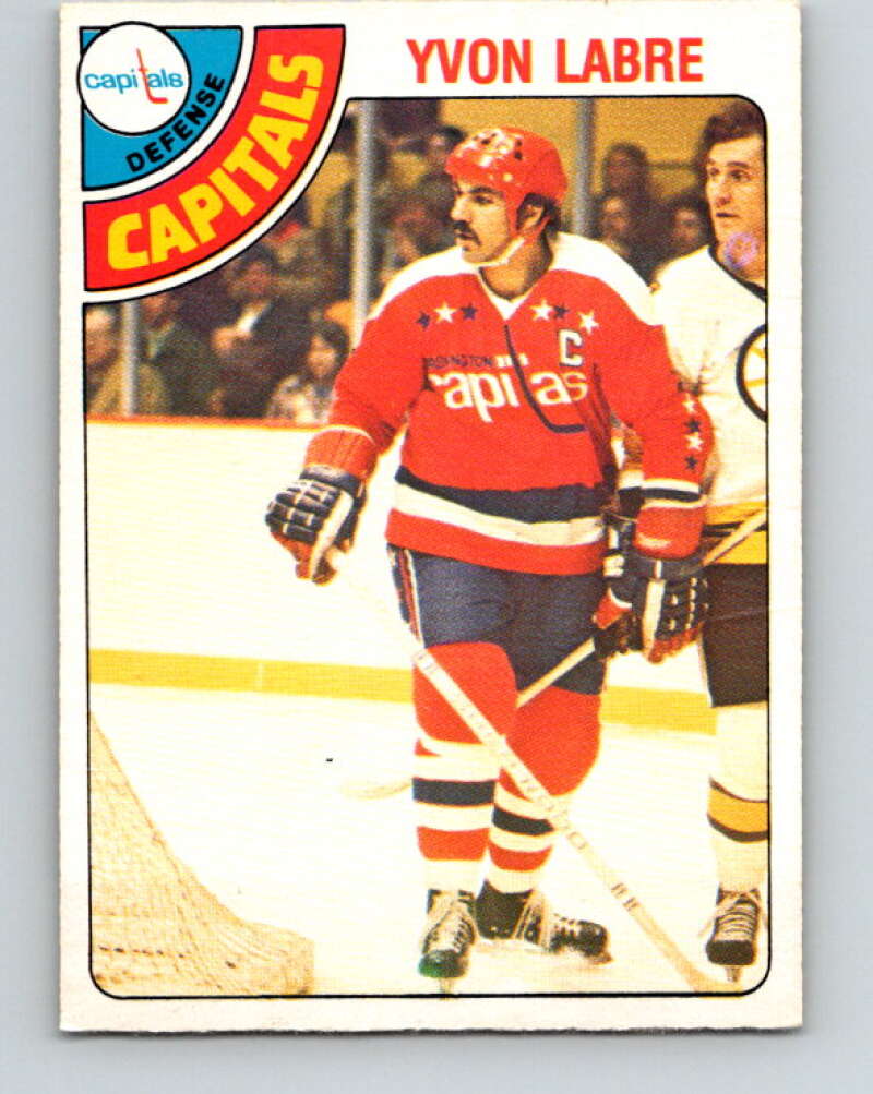 1978-79 O-Pee-Chee #324 Yvon Labre  Washington Capitals  V25411