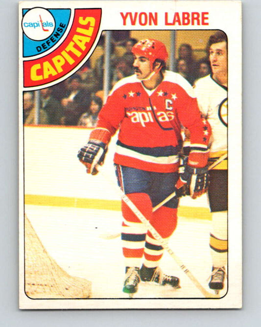 1978-79 O-Pee-Chee #324 Yvon Labre  Washington Capitals  V25413