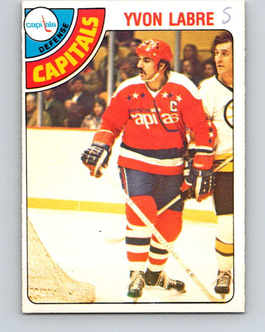 1978-79 O-Pee-Chee #324 Yvon Labre  Washington Capitals  V25414