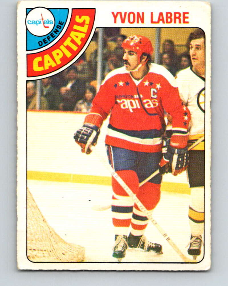 1978-79 O-Pee-Chee #324 Yvon Labre  Washington Capitals  V25415