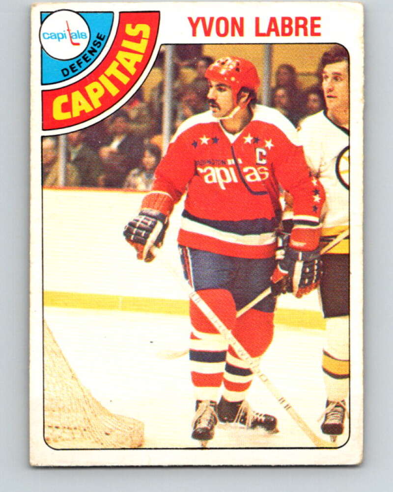 1978-79 O-Pee-Chee #324 Yvon Labre  Washington Capitals  V25417