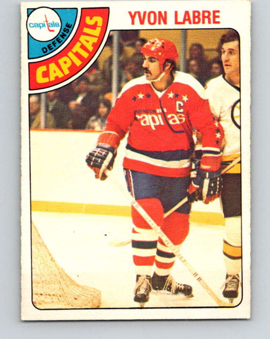 1978-79 O-Pee-Chee #324 Yvon Labre  Washington Capitals  V25418