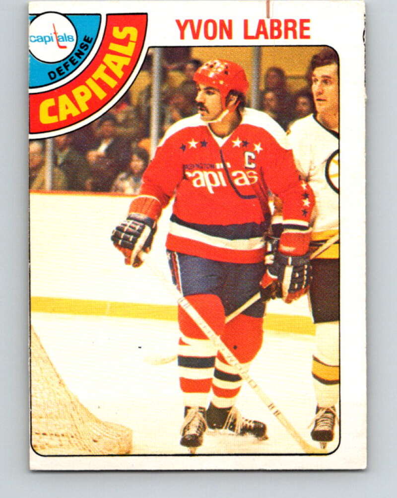 1978-79 O-Pee-Chee #324 Yvon Labre  Washington Capitals  V25419