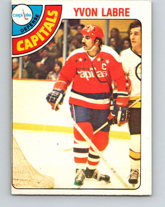 1978-79 O-Pee-Chee #324 Yvon Labre  Washington Capitals  V25421