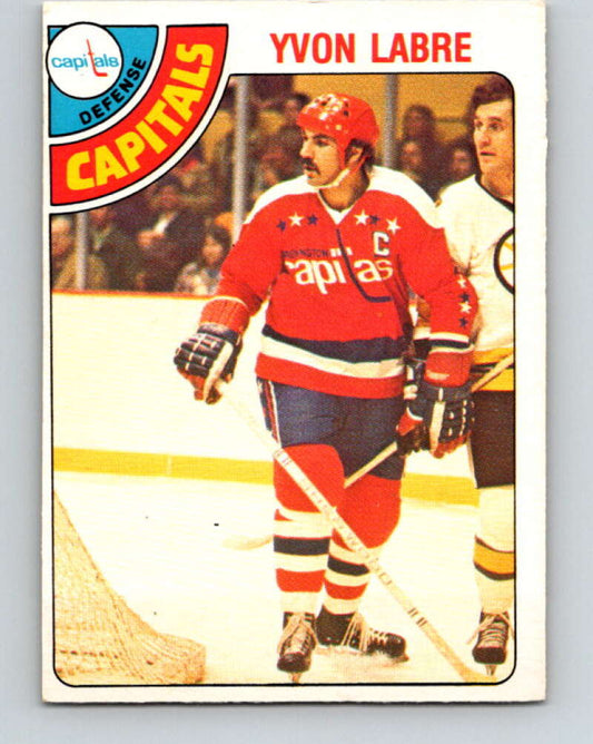1978-79 O-Pee-Chee #324 Yvon Labre  Washington Capitals  V25423